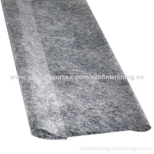 Garments Suppliers Double-sided Hot-melt Adhesive Nonwoven Interlining, 90-150cm Width